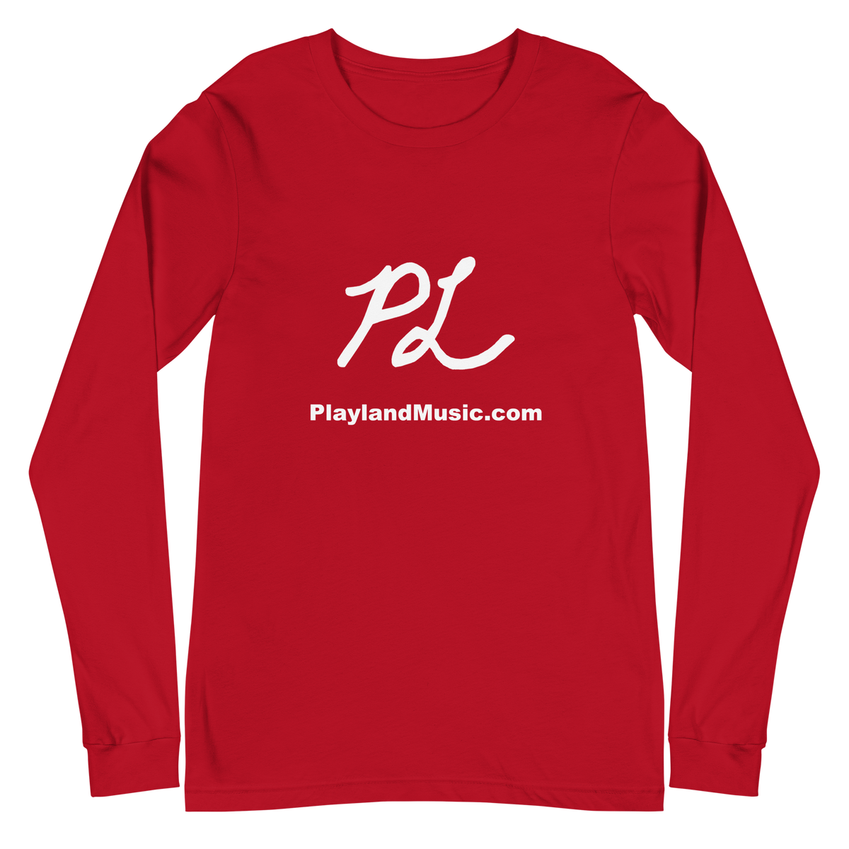 LONG SLEEVE Playland Music - Black and Red