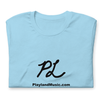 Playland Music Tee - Black Logo, Mult. Colors