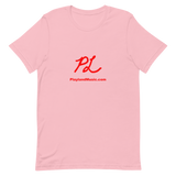 Playland Music Tee - Red Logo, Mult. Colors
