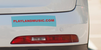 PLAYLAND BUMPER STICKER Simple - 3x11" - SHIPS FREE